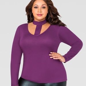 Perfect blouse for dress up or dress down!